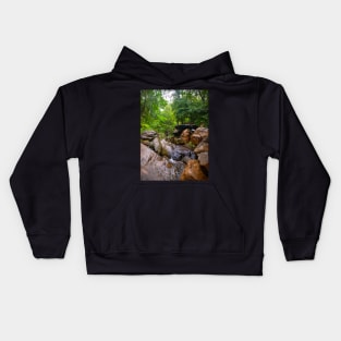 Central Park Stream Rocks Nature Manhattan New York City Kids Hoodie